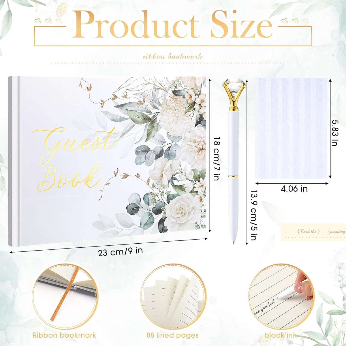Wedding Guest Book Personalized Photo Guestbook to Sign at Reception Wedding Guest Sign in Book