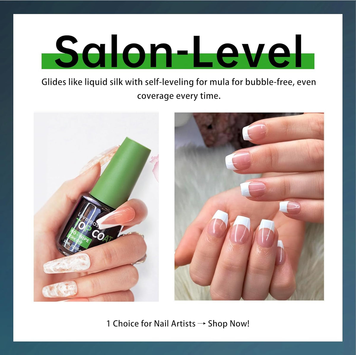 Hema Free Top Coat Gel - Mirror Shine & Scratch-Resistant | 30+ Day Gloss Lock with Stain Defense |
