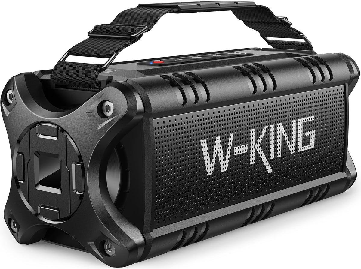 W-KING Bluetooth Speaker, 90W Max Portable Outdoor Speaker Loud, IPX6 Waterproof/50W Deep Bass