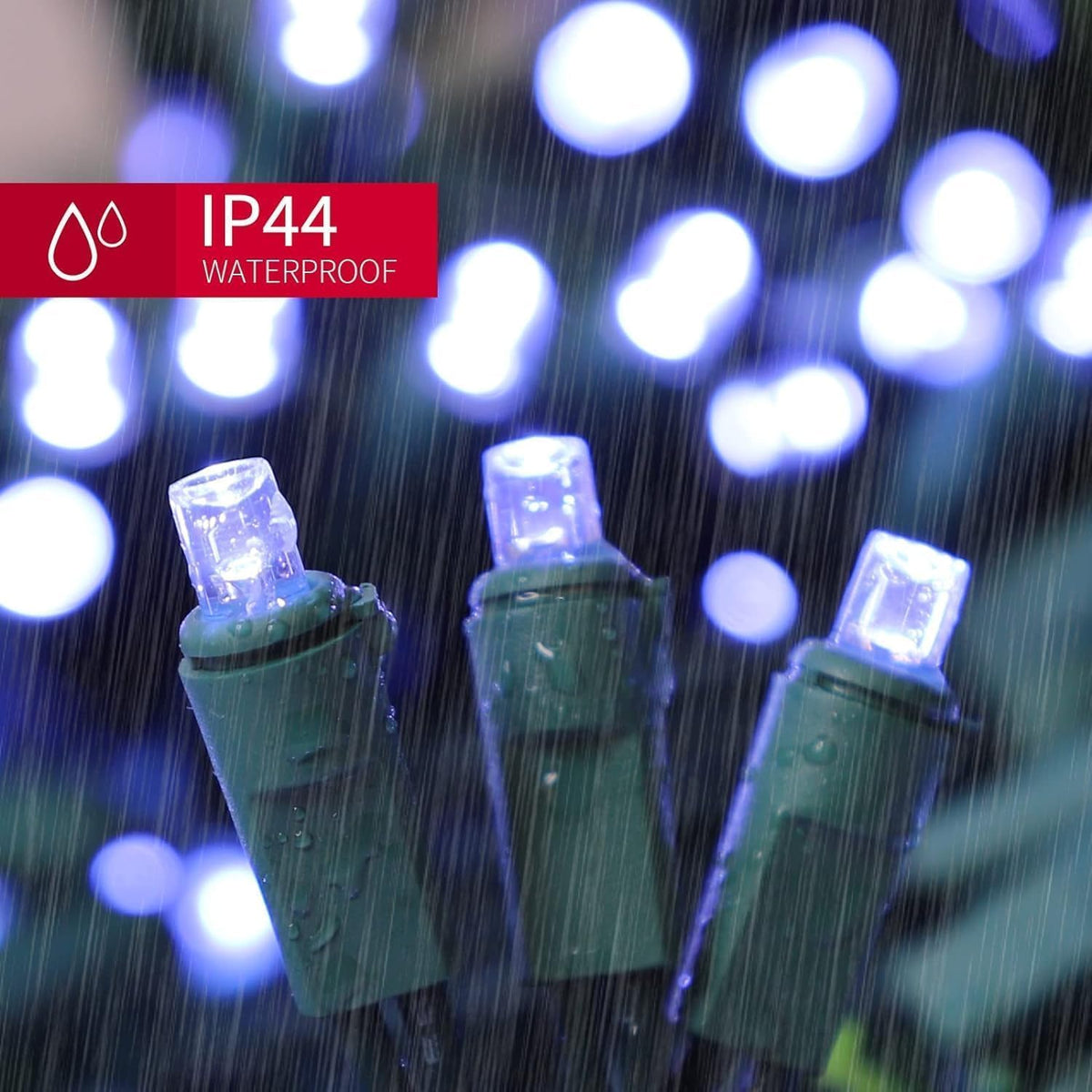 150 LED White String Lights - LED Christmas Decoration, Mini led Lights for Indoor Outdoor Home