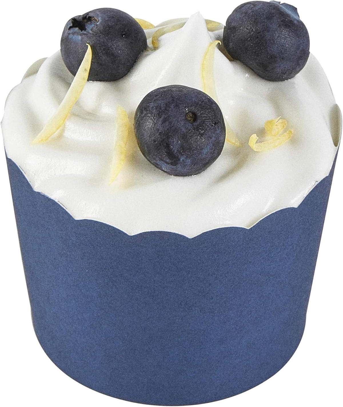 Panificio 3 Ounce Cupcake Wrappers, 200 Scalloped Baking Cups - Oven-Ready, Greaseproof, Midnight