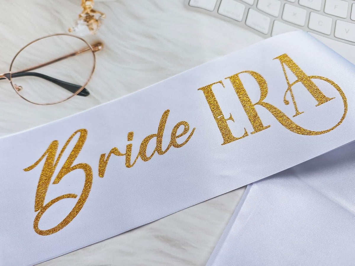 Bride Sash, in My Bride Era Bachelorette Party Sash for Future Mrs, Bridal Shower Sash for