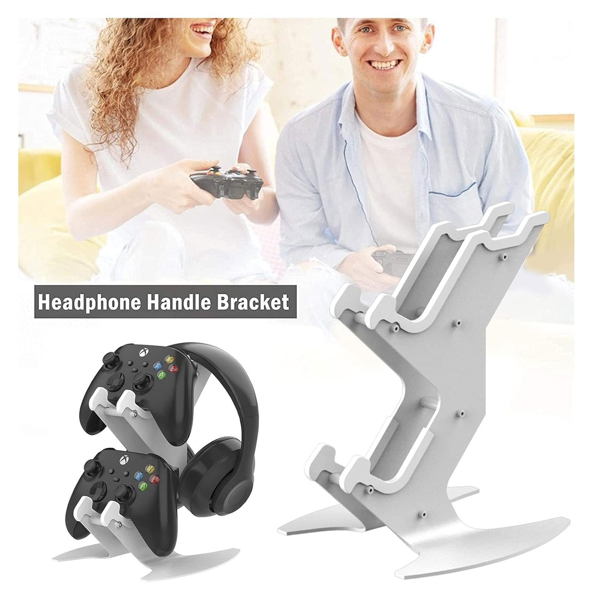 Controller Holder, Game Controller Headset Stand for Xbox Series X S/Xbox one / PS5 / PS4 /