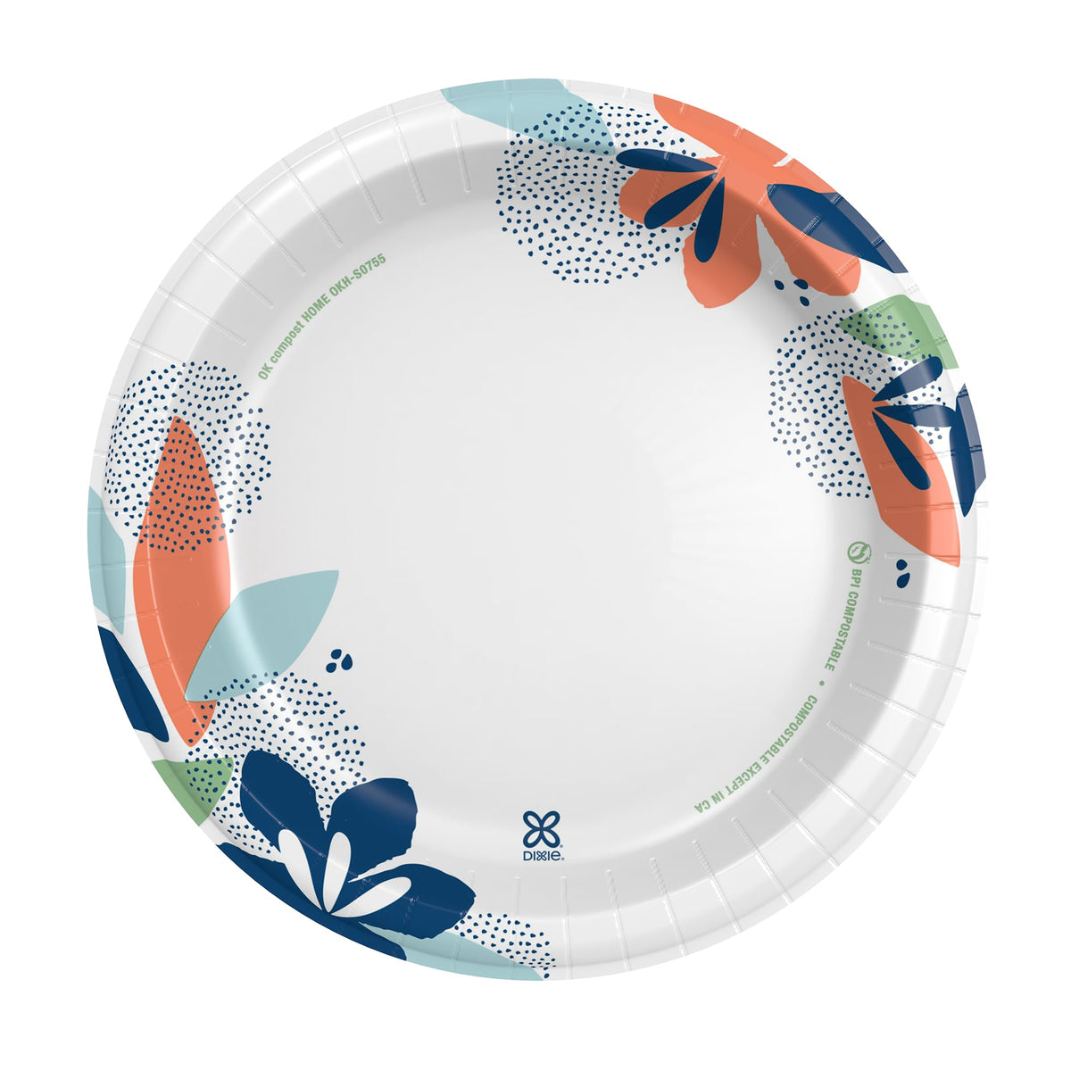 Dixie Large Paper Plates, 10 Inch, 150 Count, 2X Stronger*, Microwave-Safe, Soak-Proof, Cut