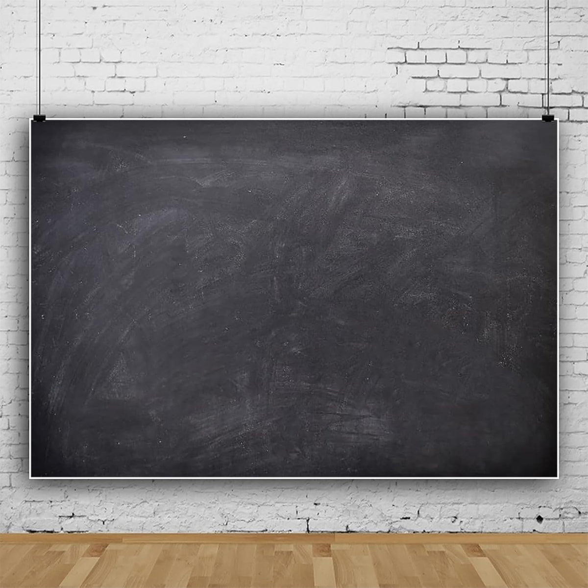 Renaiss 10x8ft Blank Blackboard Backdrop for Photoshoot Man Woman Portrait DIY Chalkboard