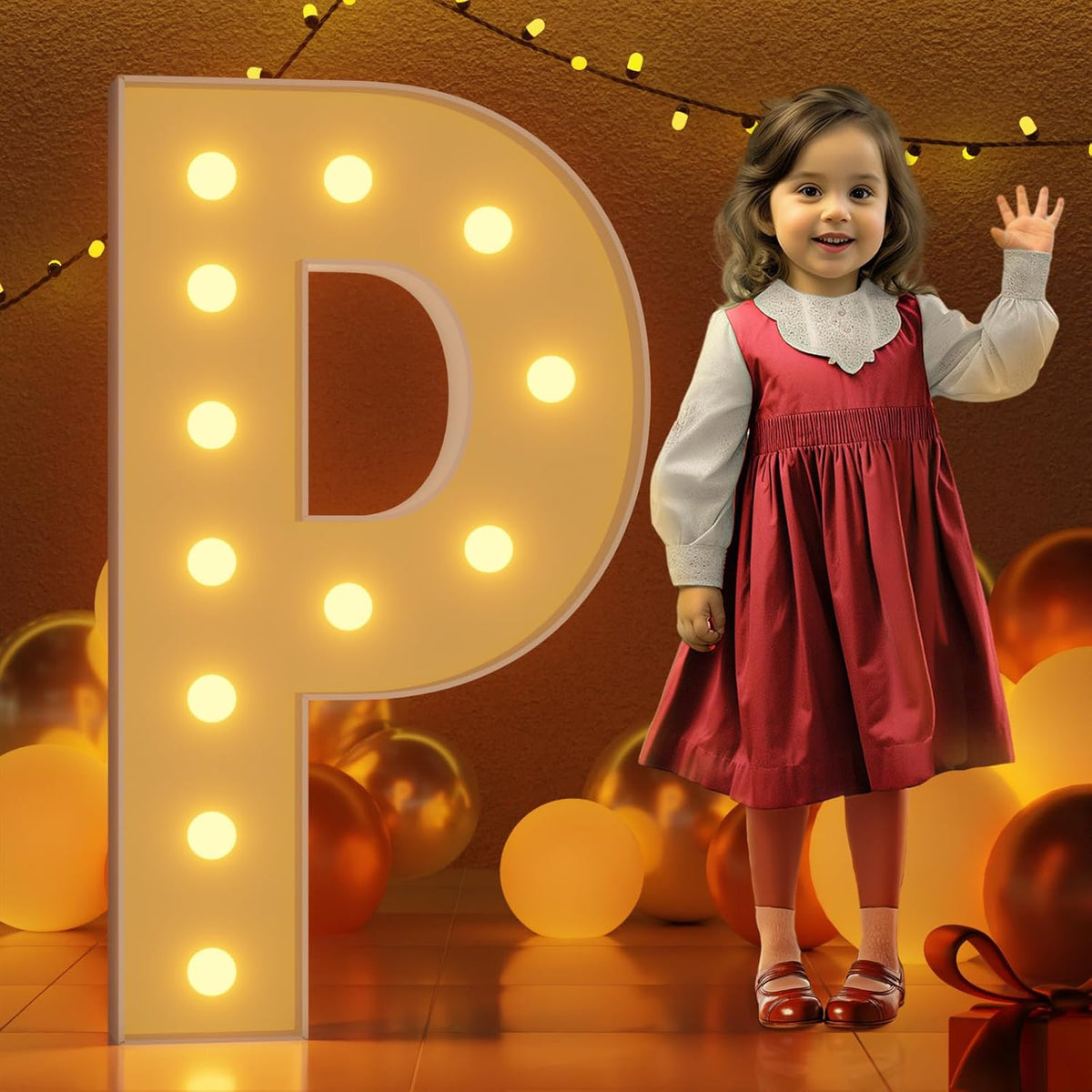 Marquee Letters 4 Feet Tall Large Light Up Letters P Happy Birthday Decorations Marry Me Proposal