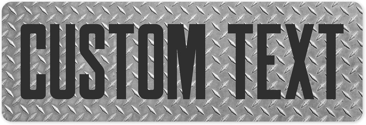 Custom Sign, Custom Street Sign, 11 Font Colors, 13 Font Styles, 4 Hole Options, 22 Sizes, 6x18