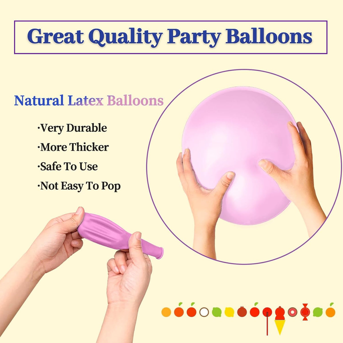110pcs Pastel Pink Balloon 12 Inch, Pastel Pink Latex Balloons for Birthday Party Baby Shower
