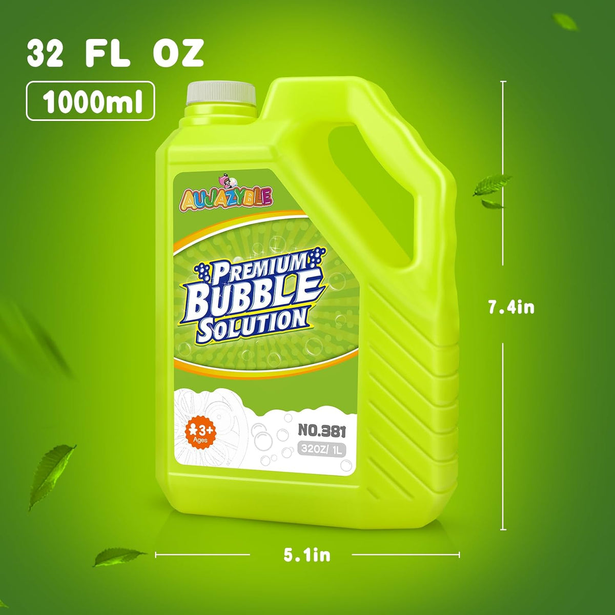 Bubble Solution Refills 32OZ | Giant Bubbles Refill Solution | Bubbles Bulk for Bubble Machine