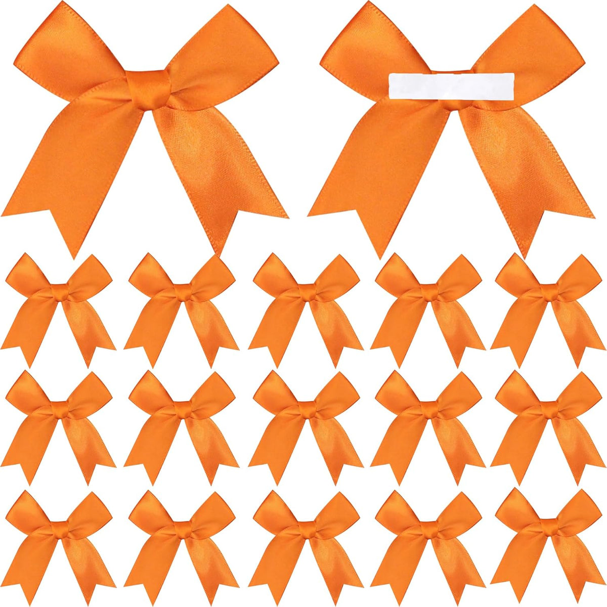 50 Pieces Gift Wrap Bows Premium Satin Ribbon Bows 3.3 Inch Craft Bows for Gift Wrapping DIY Treat