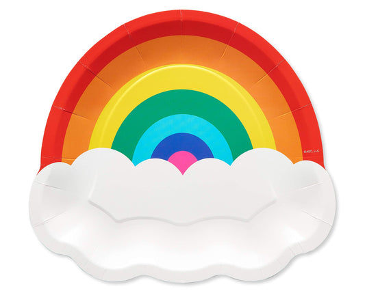 American Greetings Rainbow Party Supplies, Dinner Plates (36-Count)