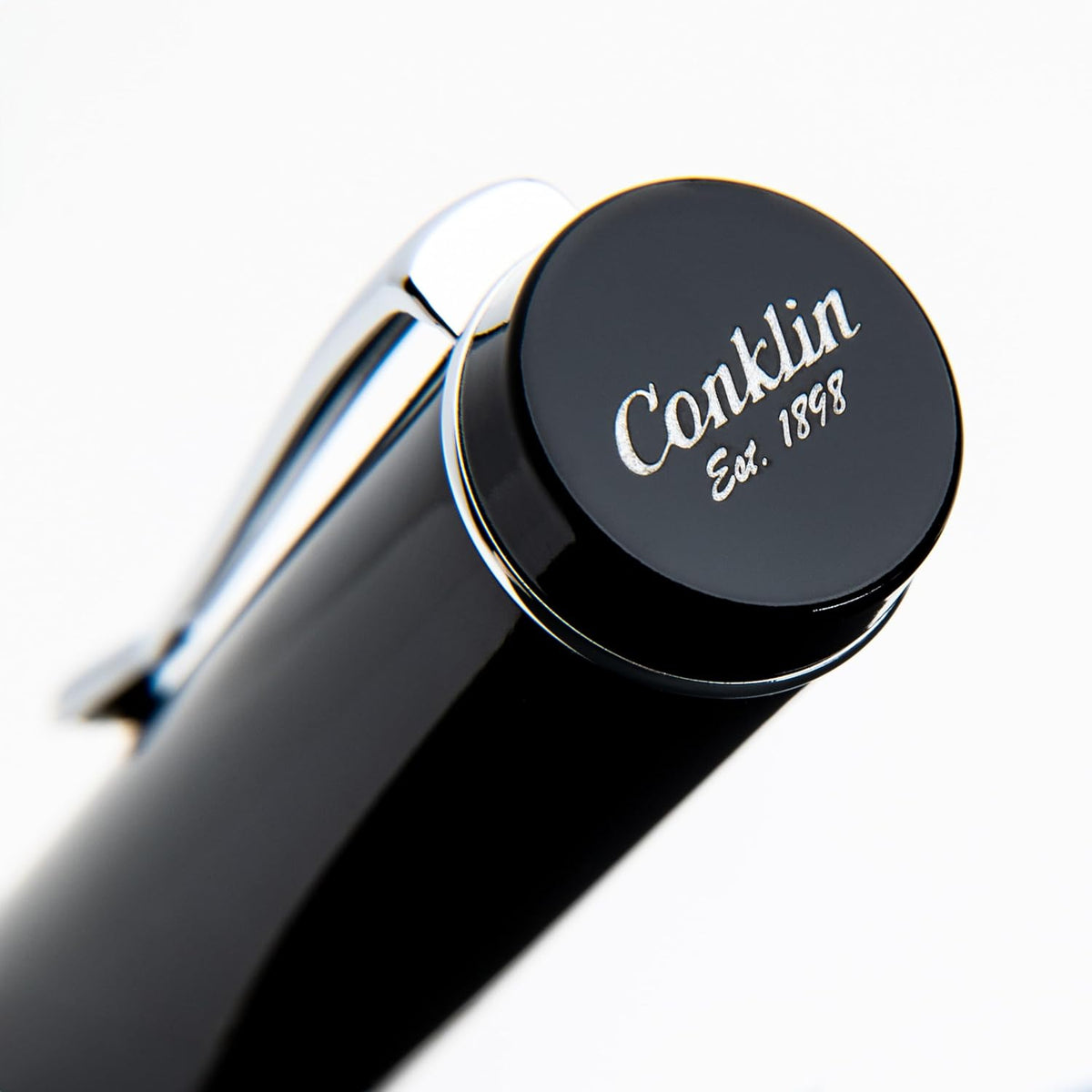 Conklin Duragraph Fountain Pen Orange Nights - Medium Nib, Elegant Writing Instrument with Vibrant