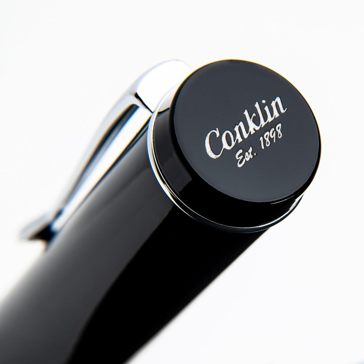 Conklin Duragraph Fountain Pen Orange Nights - Broad Nib, Elegant Writing Instrument with Bold