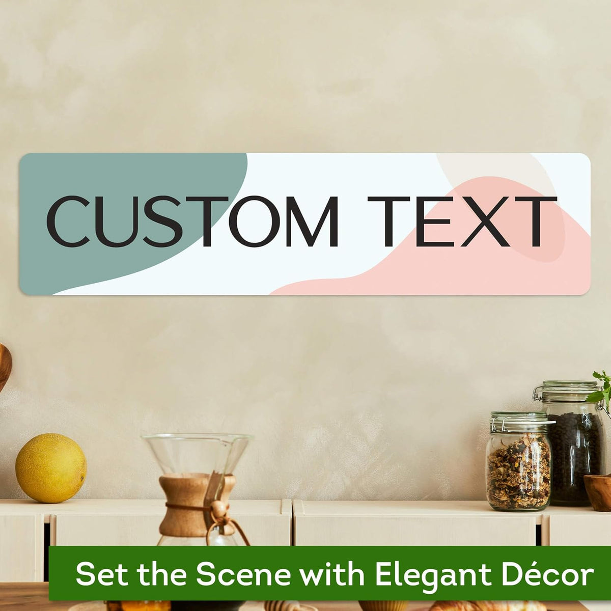 Custom Sign, Custom Street Sign, 11 Font Colors, 13 Font Styles, 4 Hole Options, 22 Sizes, 6x24