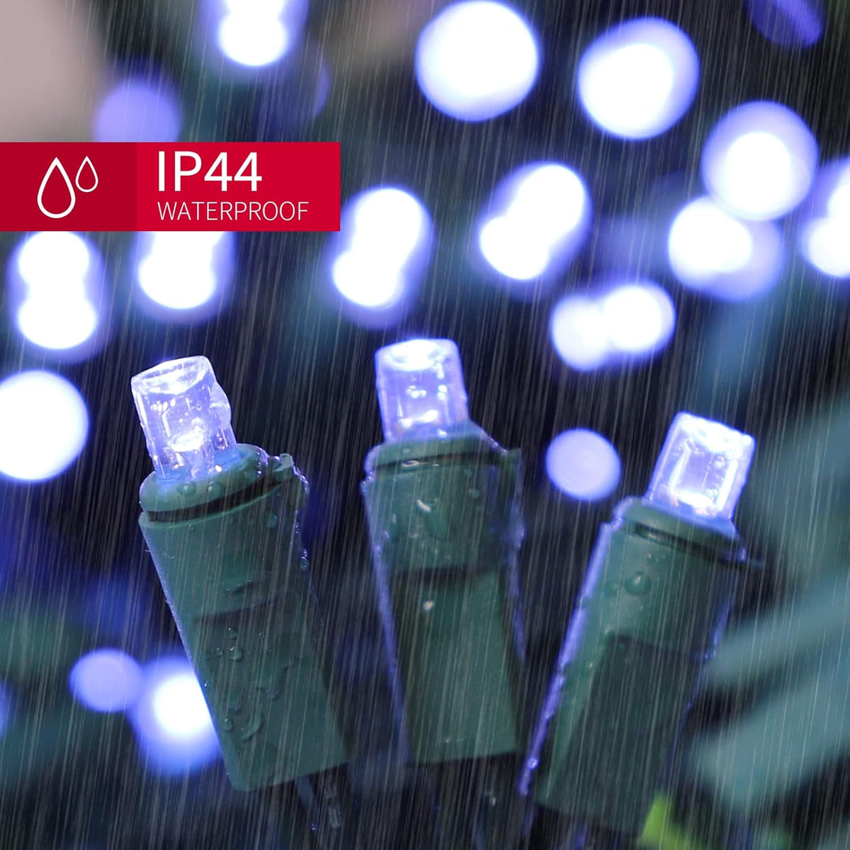 100 Count Cool White -String Lights - 21.6FT LED Christmas Lights, Mini led Lights for Indoor