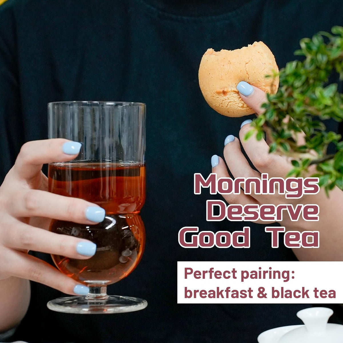 iTeaworld Jasmine Black Tea Loose Leaf, Yunnan High Mountain Black Tea, Scented with Fresh Jasmine