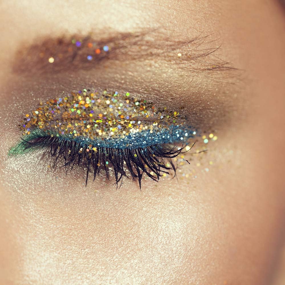 Hemway Biodegradable Glitter Eco Friendly - 100g/3.5oz Bio Cosmetic Safe Sparkle Vegan for Face