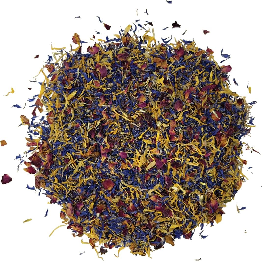 MagJo Naturals Brilliant Flower Petal Blend - Edible blend of calendula, blue cornflower and rose