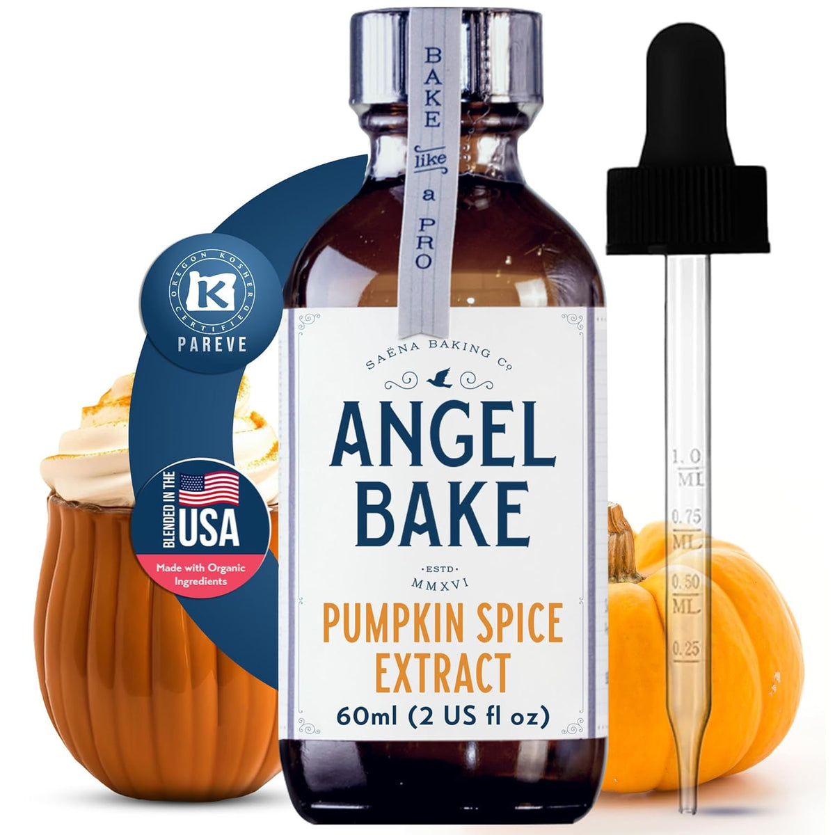 Pure Pumpkin Spice Extract for Baking and Mixology - Premium Natural Flavoring for Cooking