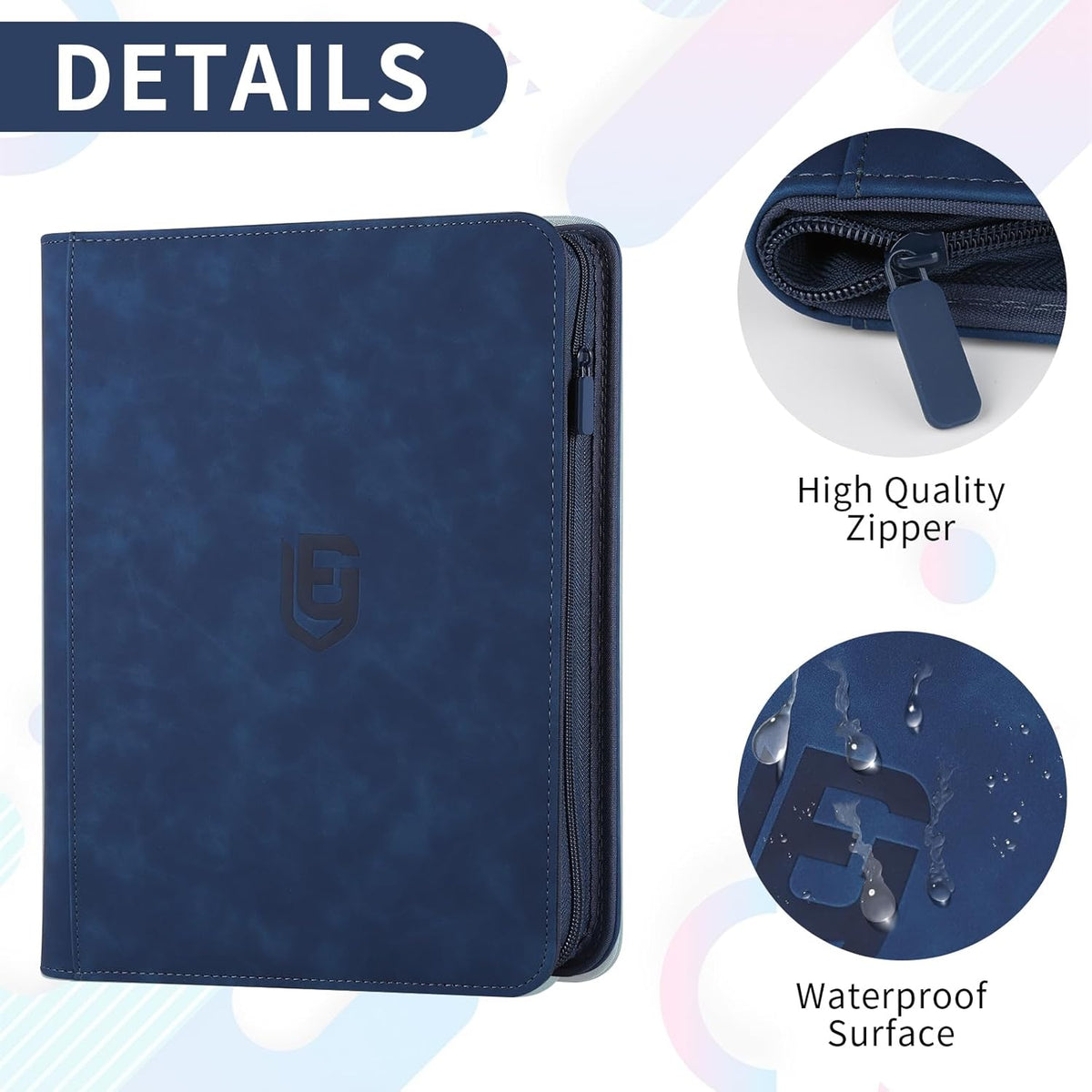 9 Pocket Card Binder,540 Pocket Trading Card Binders,Loading Pocket Collectible Card Album for MTG