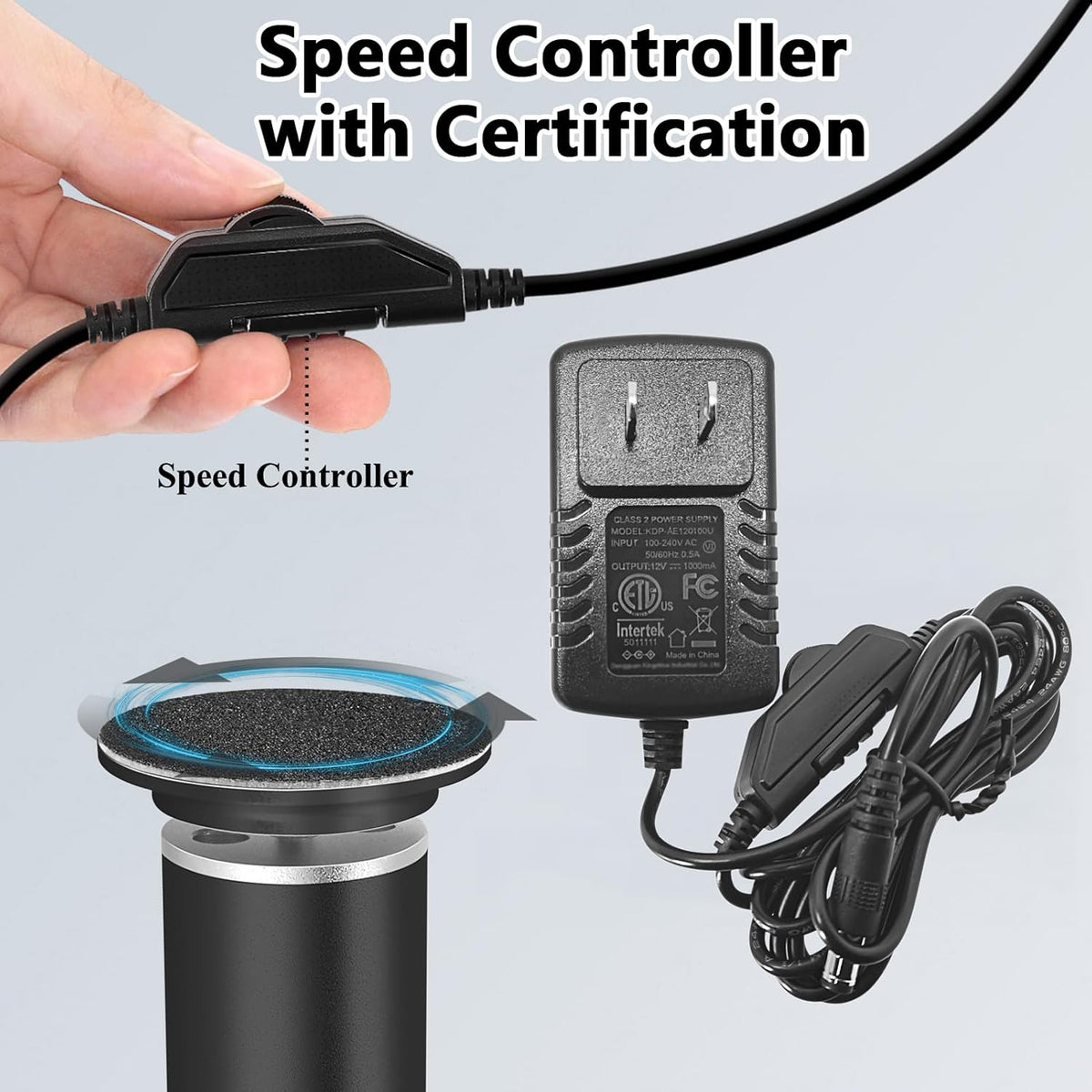 Electric Callus Remover Foot Scrubber, Adjustable Speeds Electric Foot File Sander Grinder Pedicure