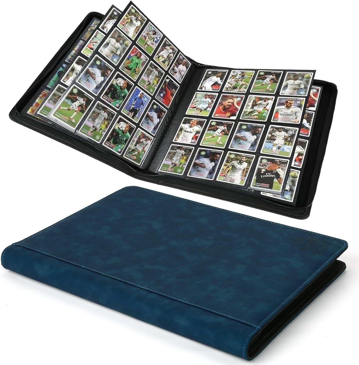 Premium Ringless Trading Card Binder - 1024 Capacity, 16 Side-Loading Pockets per Page, Archival