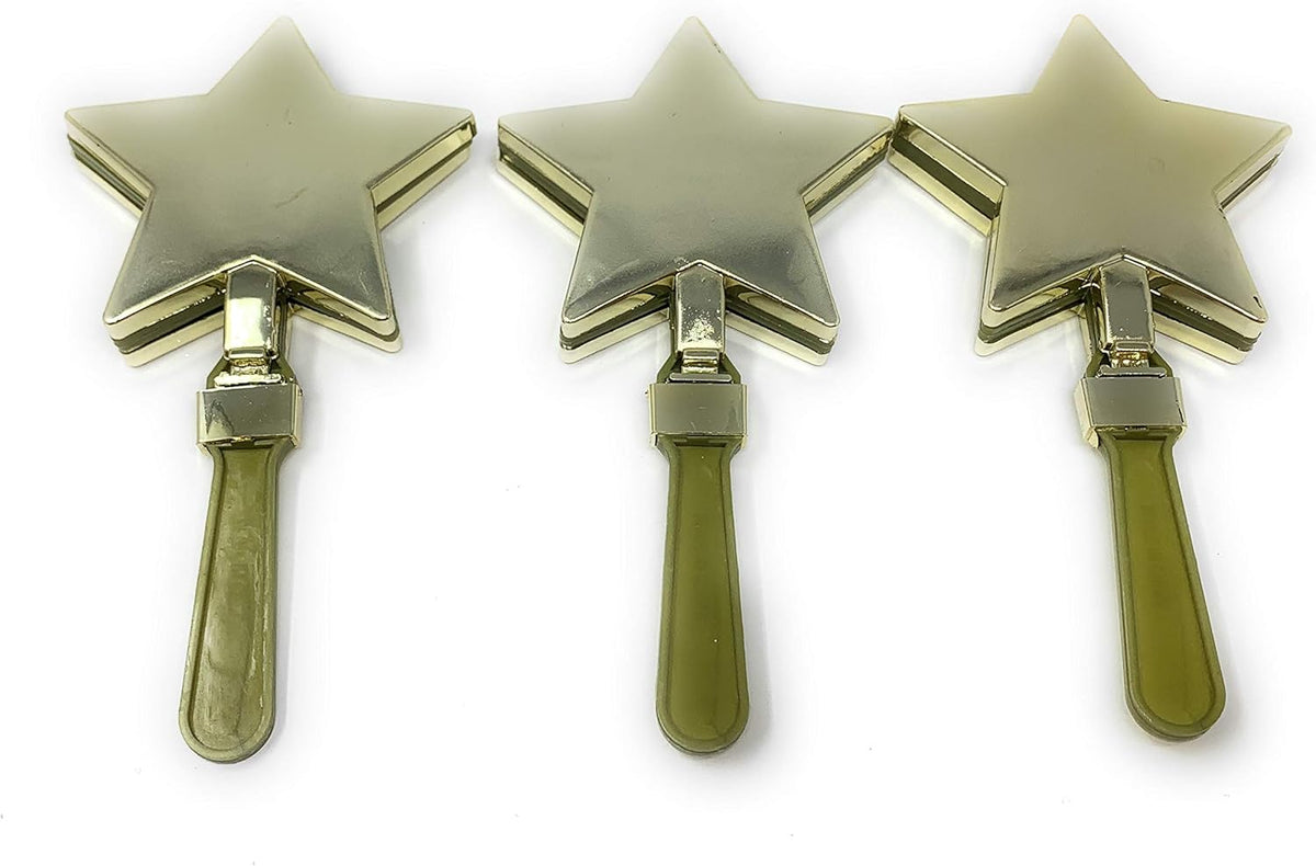 Funiverse 20 Bulk Star Hand Clapper/Team Spirit Noise Maker Assortment - Perfect New Years Party