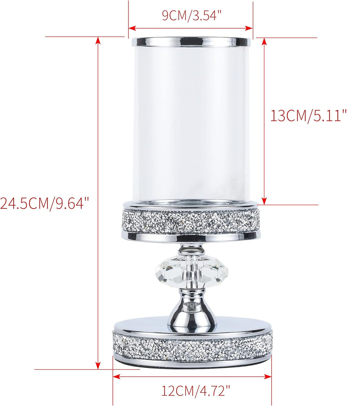 Candle Holder for Pillar Candle, Pillar Candle Holders for Wedding, Coffee Dining Table, Christmas