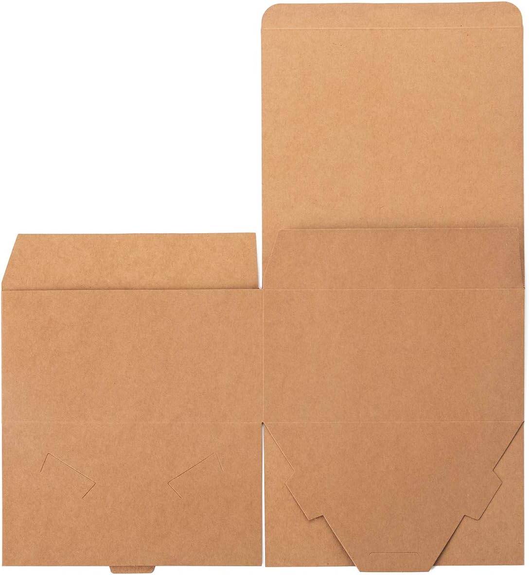 GEFTOL Gift Box 10 Pack 8 x 8 x 4 inches Fold Box Paper Gift Box Bridesmaids Proposal Box for