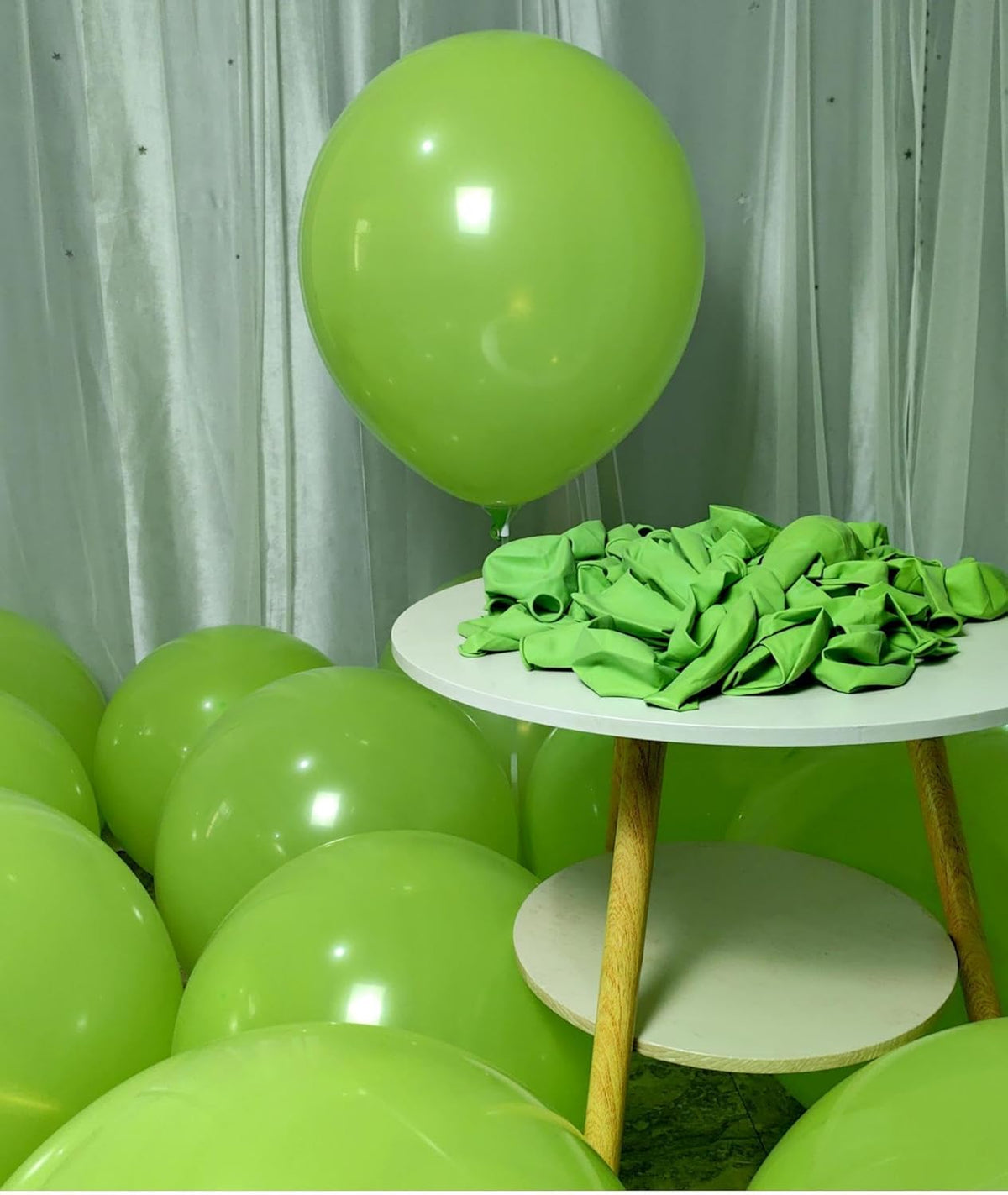 90 Pack Light Green Balloons 18 inch Green Latex Big Balloons for Party Decorations and Events