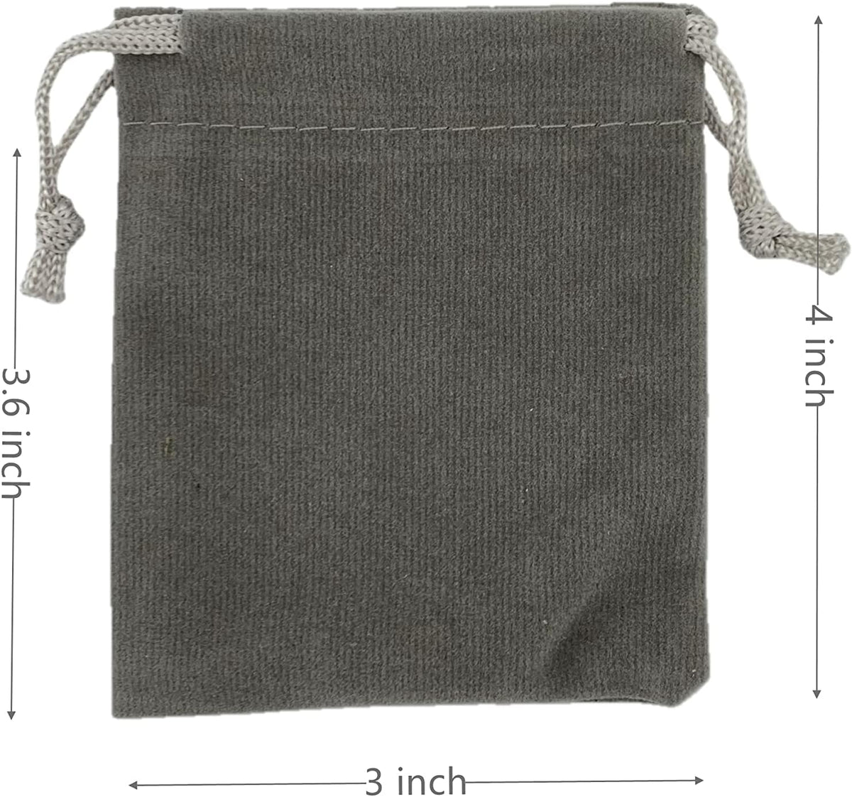 Palmhomee Pack of 48 3x4 Inch Velvet Drawstring Bags Gift Bag Velvet Pouch For Jewelry Wedding and