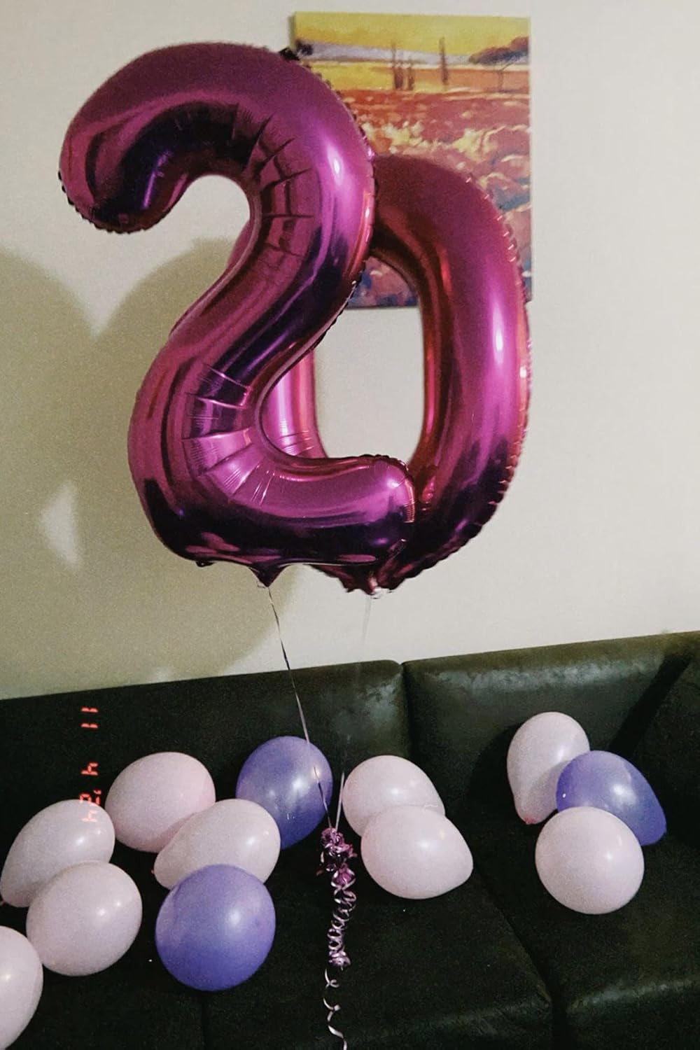 Rosy Purple 40 Inch 0 Number Balloons, 0 Decorations for 10 20 30 40 50 60 70 80 90 100 Birthday