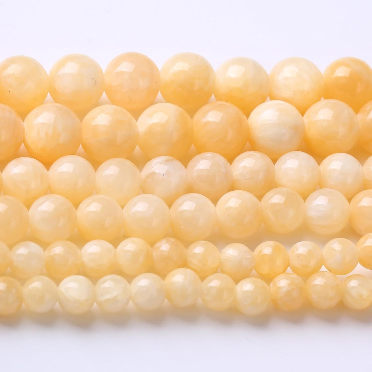 Rice Topaz Stone Beads Gemstone Round Crystal Energy Jade Beads Stone Beads for Jewelry Making DIY