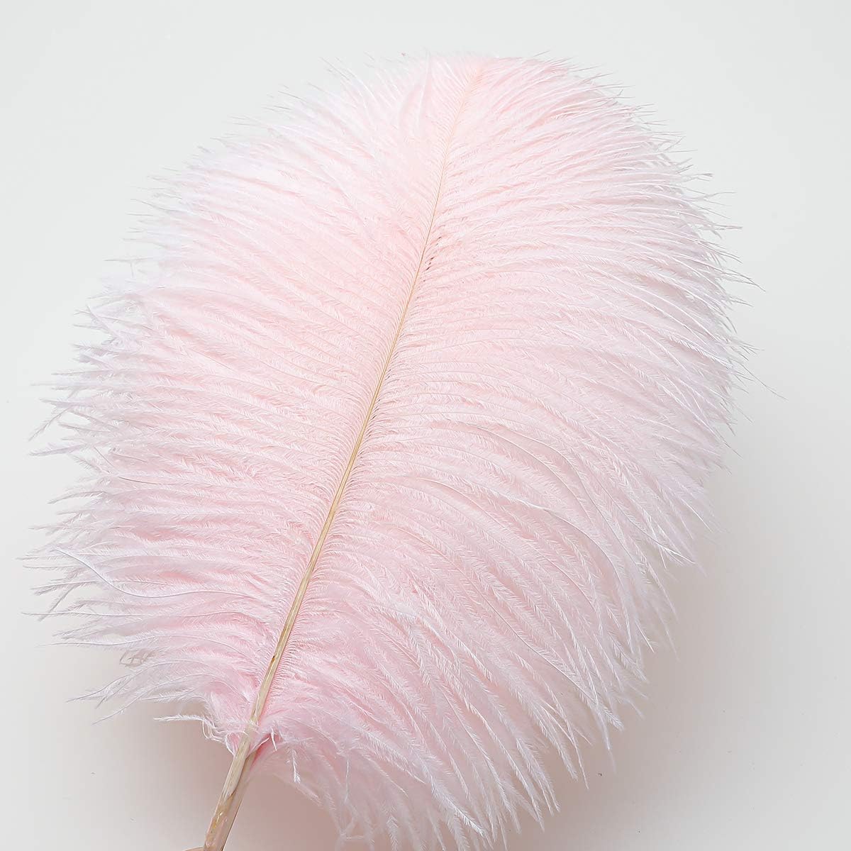 Ballinger Light Pink Ostrich Feathers - 24Pcs 8-10inch Feathers for Crafts,Party