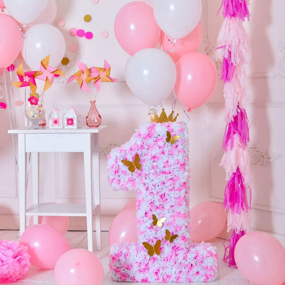 110pcs Pink Balloons 12 Inch Pink Latex Balloon Garland Arch Kit for Birthday Baby Shower