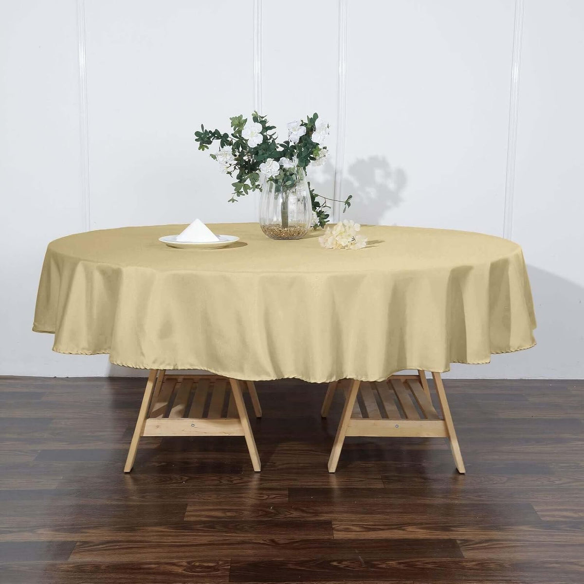 Efavormart Round Tablecloth, 90 Inch Stain & Wrinkle Resistant Washable Table Cloth, Decorative