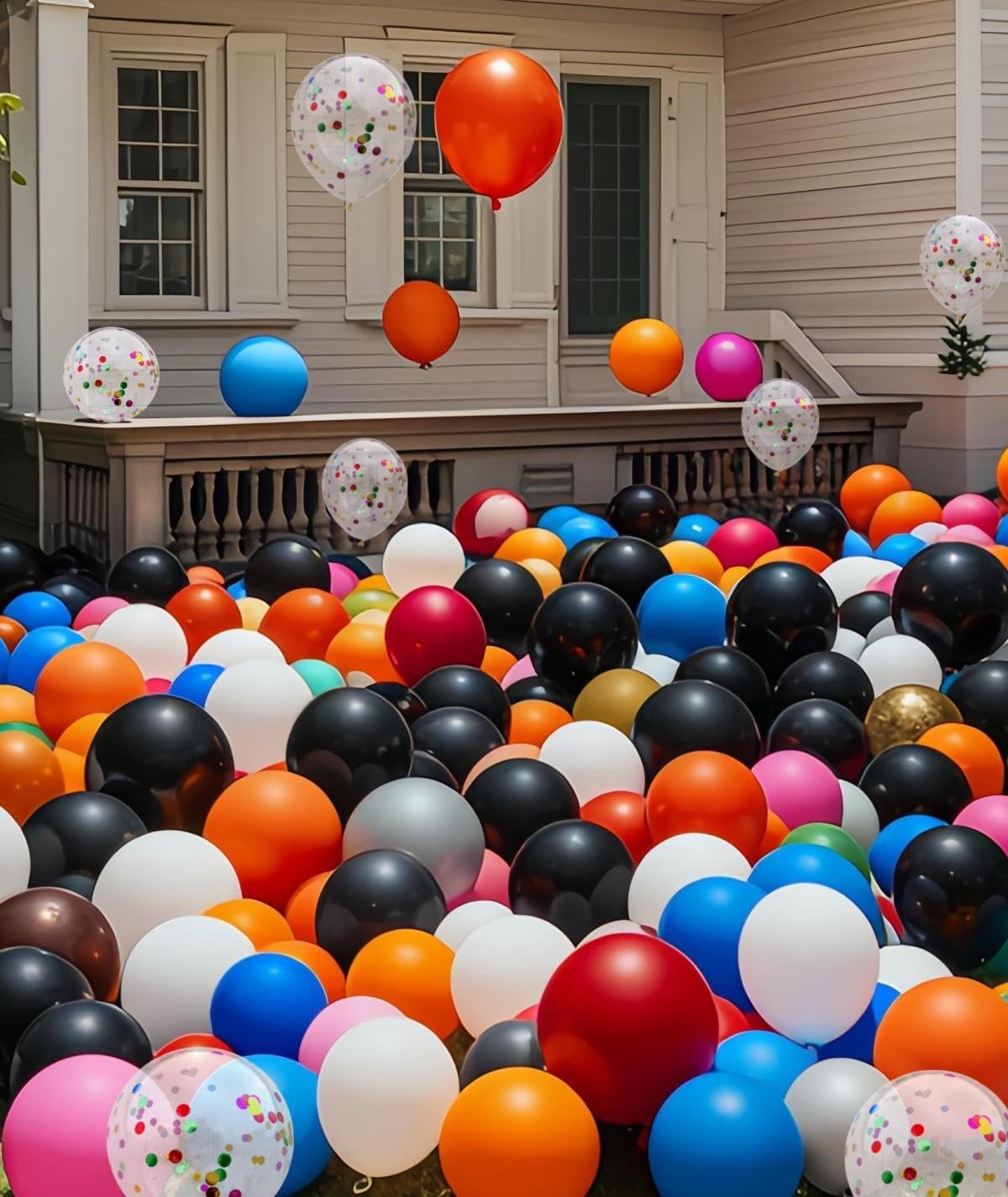 2000 Pcs Balloons Bulk 12 inch Assorted Colors Rainbow Latex Balloon 12 Colors, for Wedding