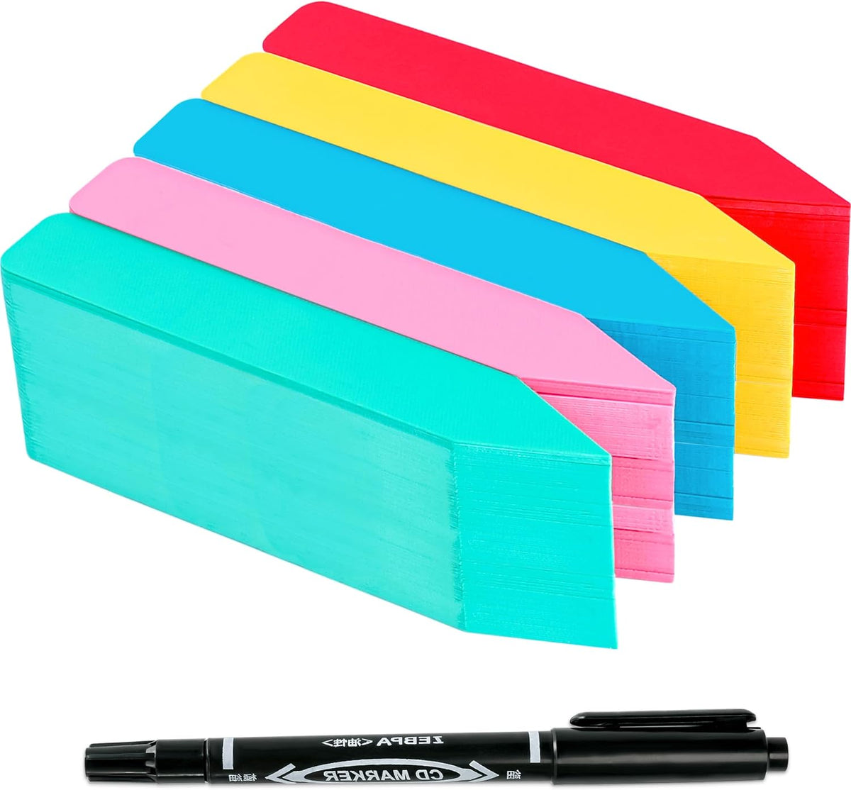 Plant Labels 500Pcs 4 Inch Plastic Plant Name Tags for Seedlings Garden Labels Markers Nursery