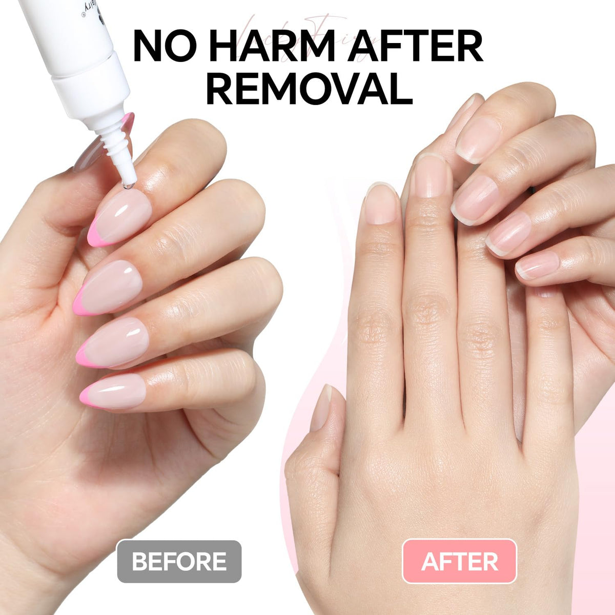 Nail Glue Remover for Press on Nails: Quick Removal Acrylic Nails Semi Solid Nail Glue