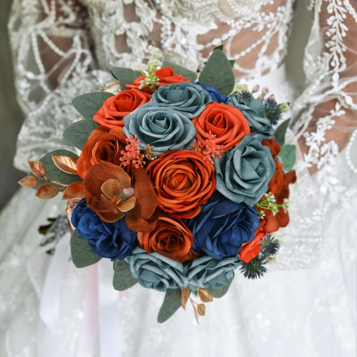 Artificial Flowers Combo for DIY Wedding Bouquets Combo Centerpieces Arrangements Party Bridal Baby