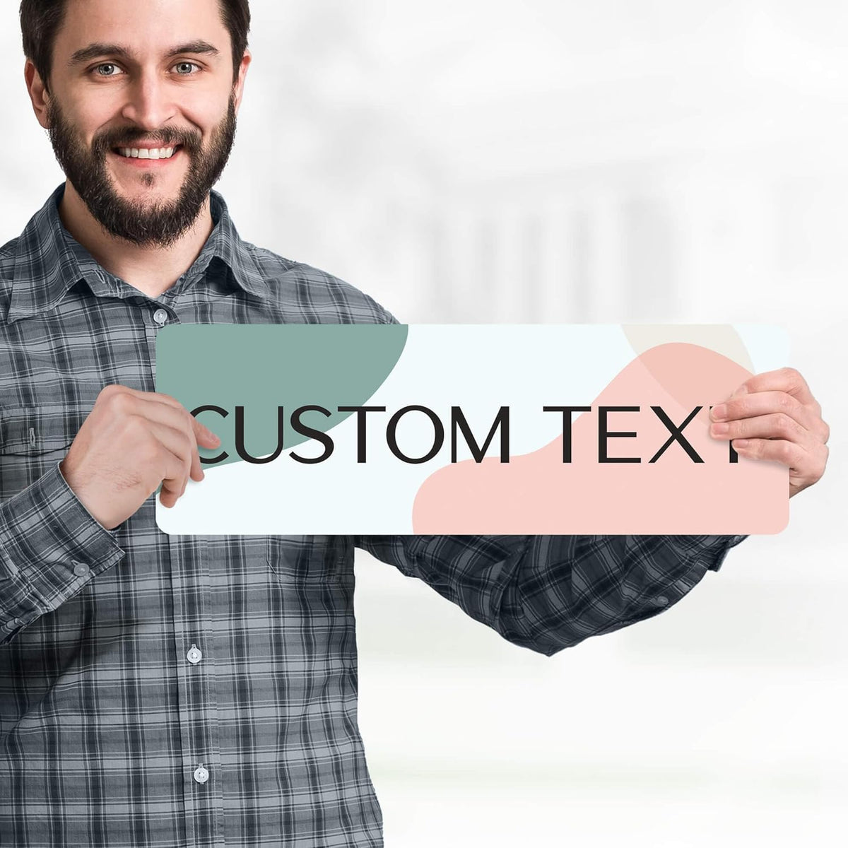 Custom Sign, Custom Street Sign, 11 Font Colors, 13 Font Styles, 4 Hole Options, 22 Sizes, 6x18