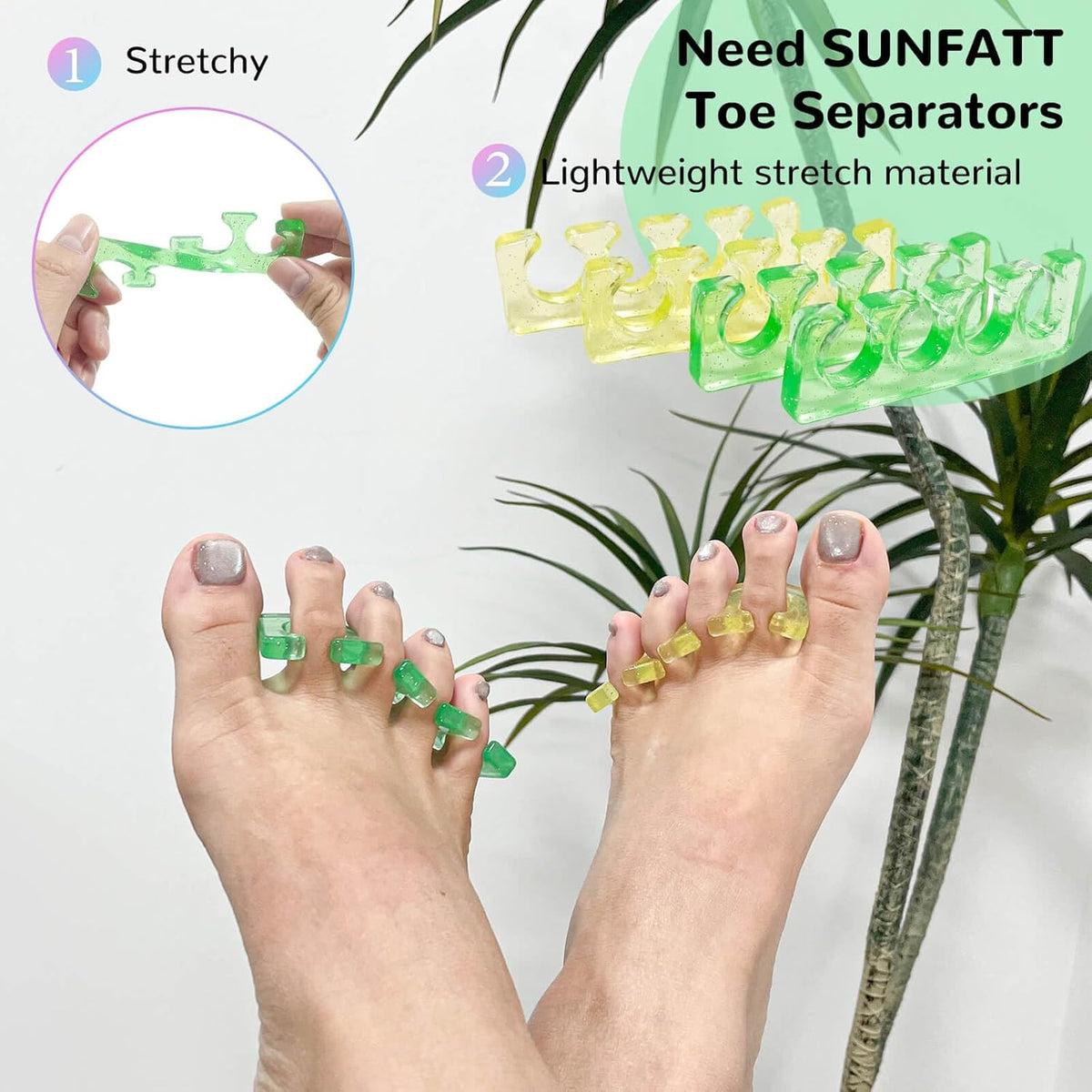 Toe Nail Separator,Toe Separators,Toe Separators Use for Separation of Toenails or Nails as Well as