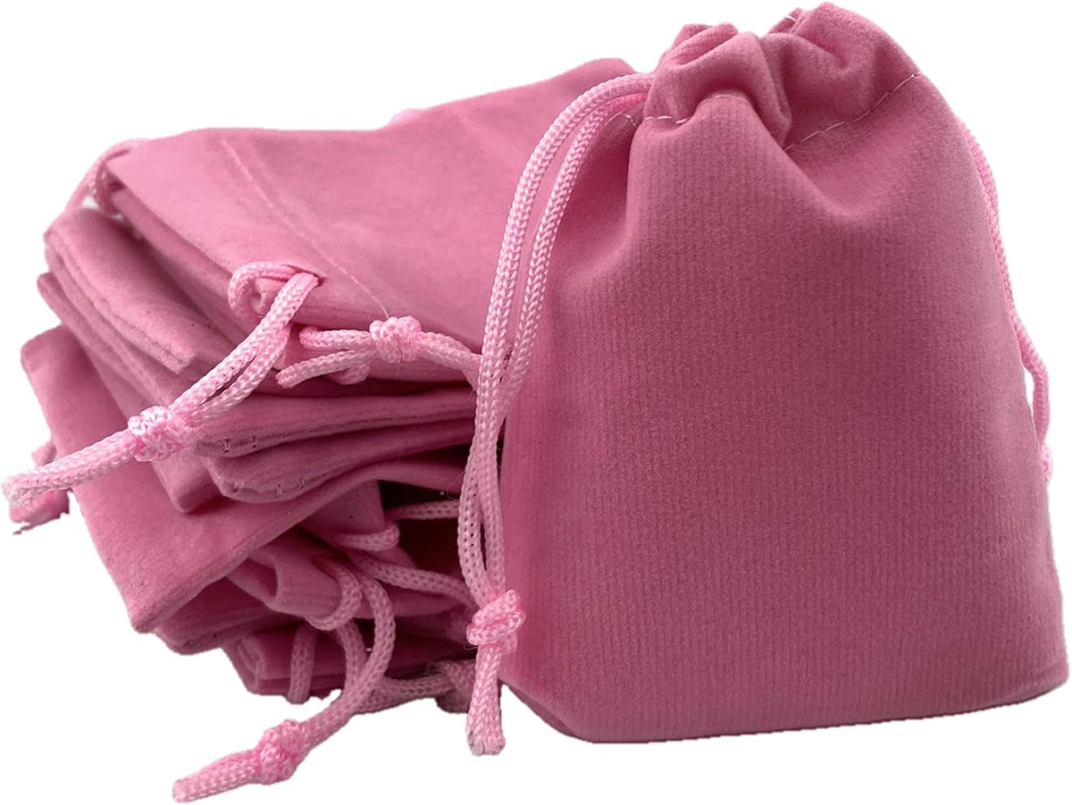 Palmhomee Pack of 48 3x4 Inch Velvet Drawstring Bags Gift Bag Velvet Pouch For Jewelry Wedding and