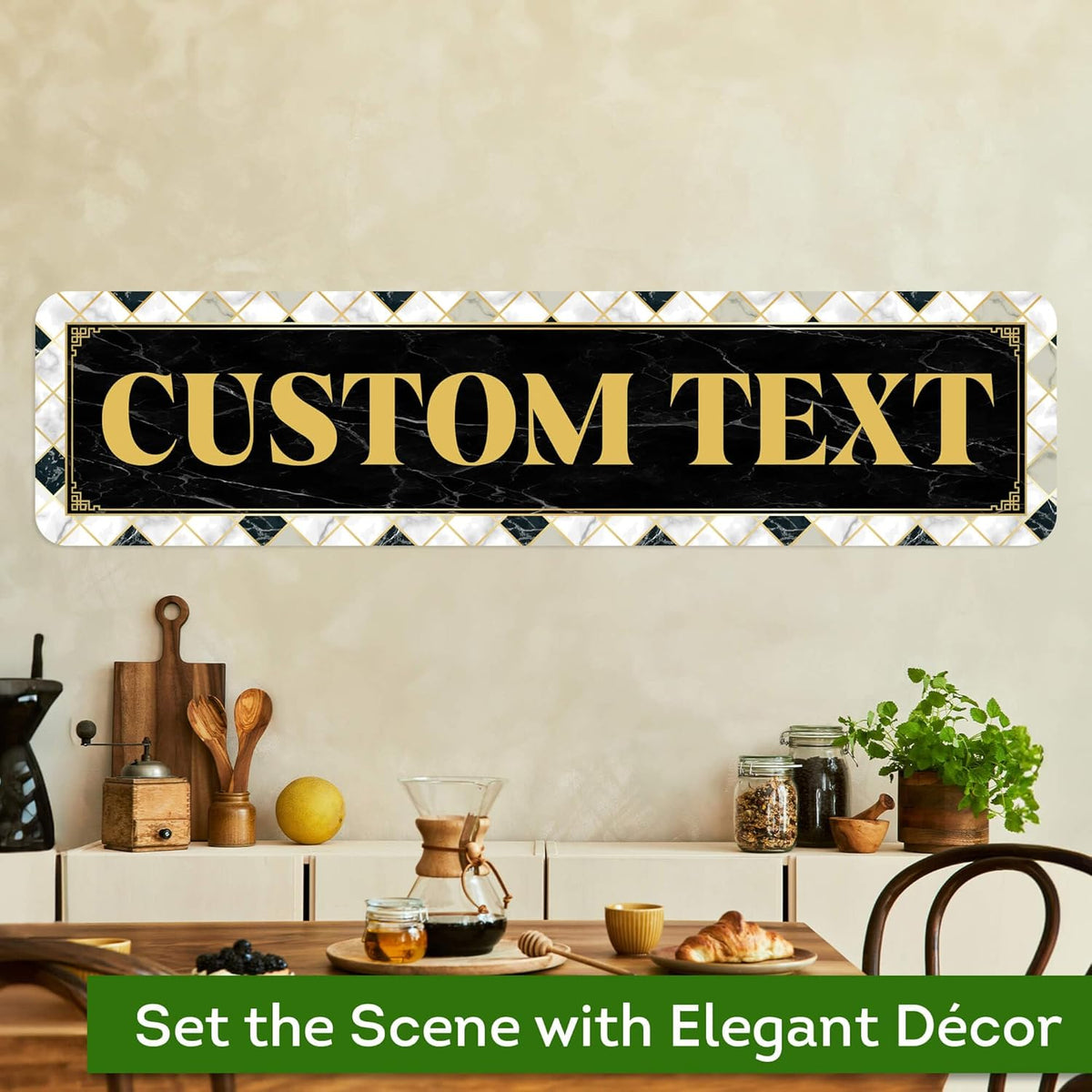 Custom Sign, Custom Street Sign, 11 Font Colors, 13 Font Styles, 4 Hole Options, 22 Sizes, 12x48