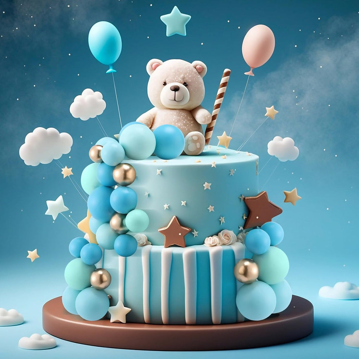 Tondiamo 108 Pcs Balls Cake Topper DIY Cupcake Insert Foam Balloons for Cake Baking Wedding