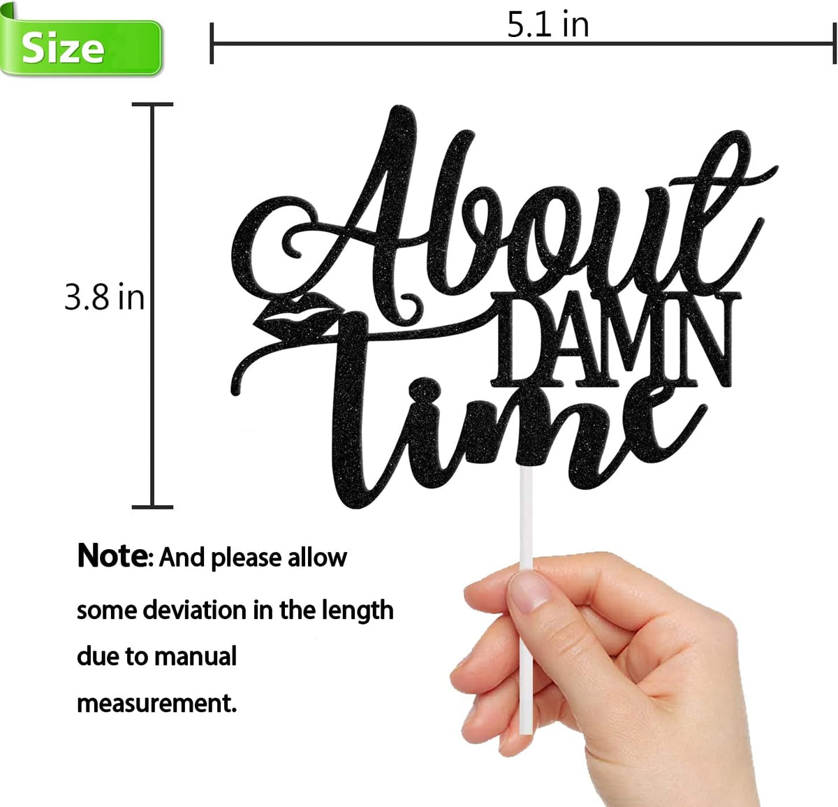 About Damn Time Cake Topper, Engagement Wedding Party Decorations, Congrats Wedding/Anniversary