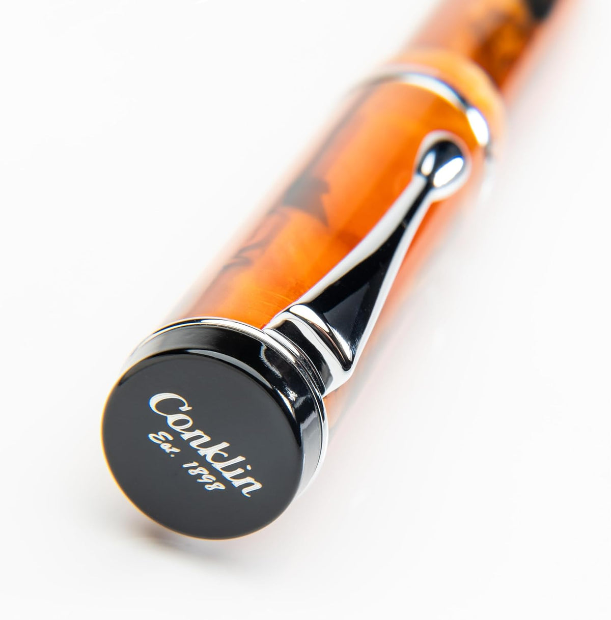 Conklin Duragraph Fountain Pen Amber - Stub Nib, Premium Writing Instrument for Calligraphy &