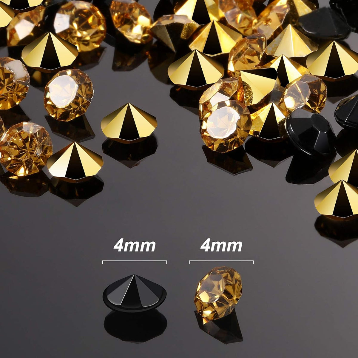 10000 Clear Wedding Table Scatter Confetti Crystals Acrylic Diamonds Rhinestones for Table