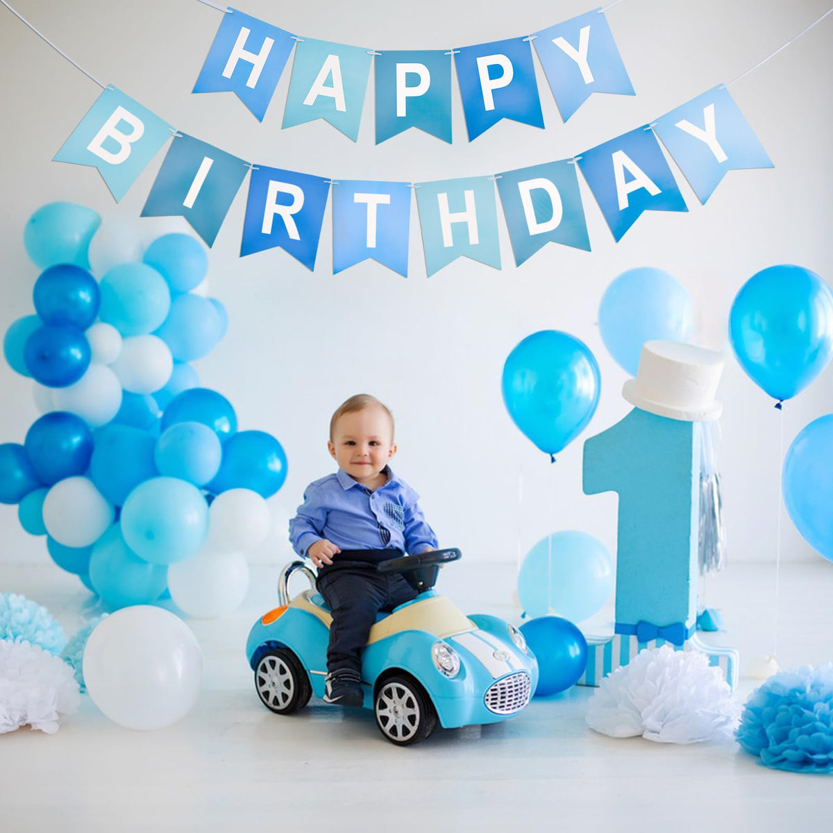 Happy Birthday Banner Birthday Party Banner NO DIY Happy Birthday Sign