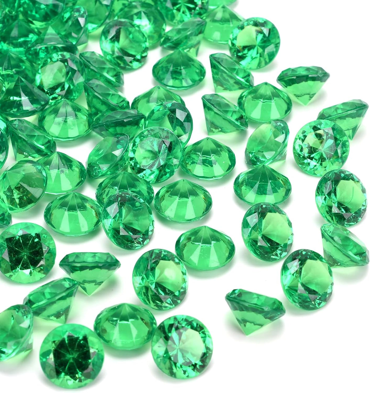 Fake Diamond Christmas Decoration, 280 pcs 20 mm Acrylic Diamond for Table Scatters Vase Fillers